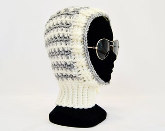 Crochet Pattern Balaclava - Crochet Hood - Crochet Pattern for beginner - English Pattern - Women Size