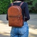 see more listings in the Leather Backpack section
