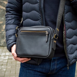 Leather Bag Men, Personalized Leather Bag for Man, Custom Messenger for Man, Gift for Him, Anniversary Gift, Work Bag