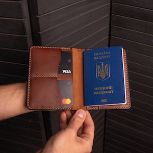 Porta-passaporte personalizado, capa de couro para passaporte, carteira de viagem, carteira de documentos, capa de passaporte, carteira de viagem, presente de viagem