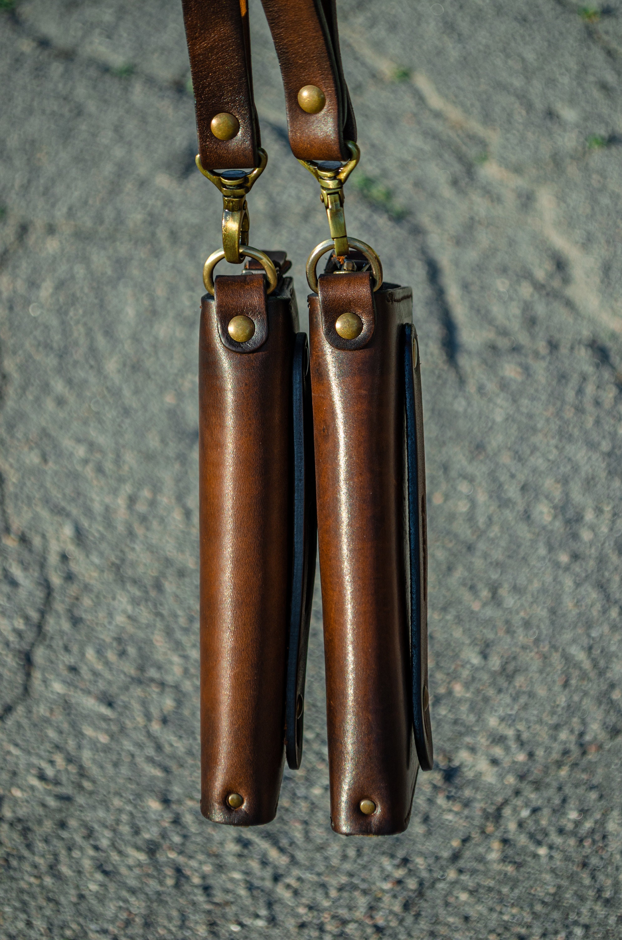 Personalized Leather Clutch Full Grain Leather Clutch Brown Etsy