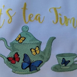It&#39;s Tea Time personalized kitchen apron