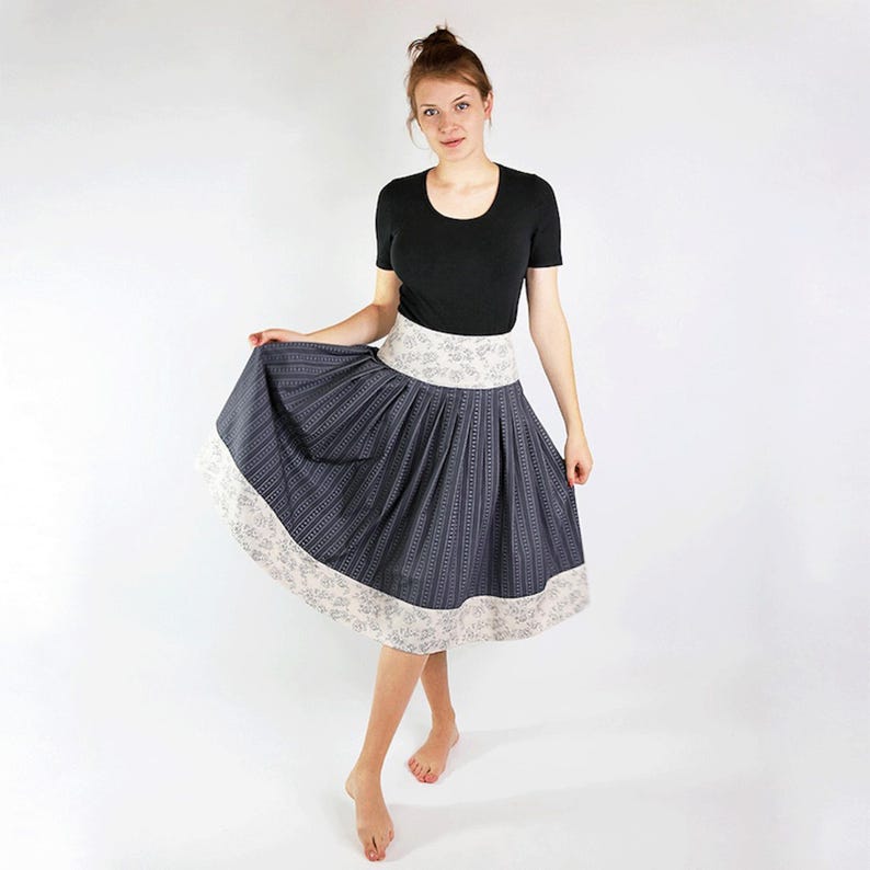skirt sewing pattern | Oktoberfest skirt | traditional skirt pattern | pleated skirt sewing | oktoberfest outfit | Paper sewing pattern Resi bild 4