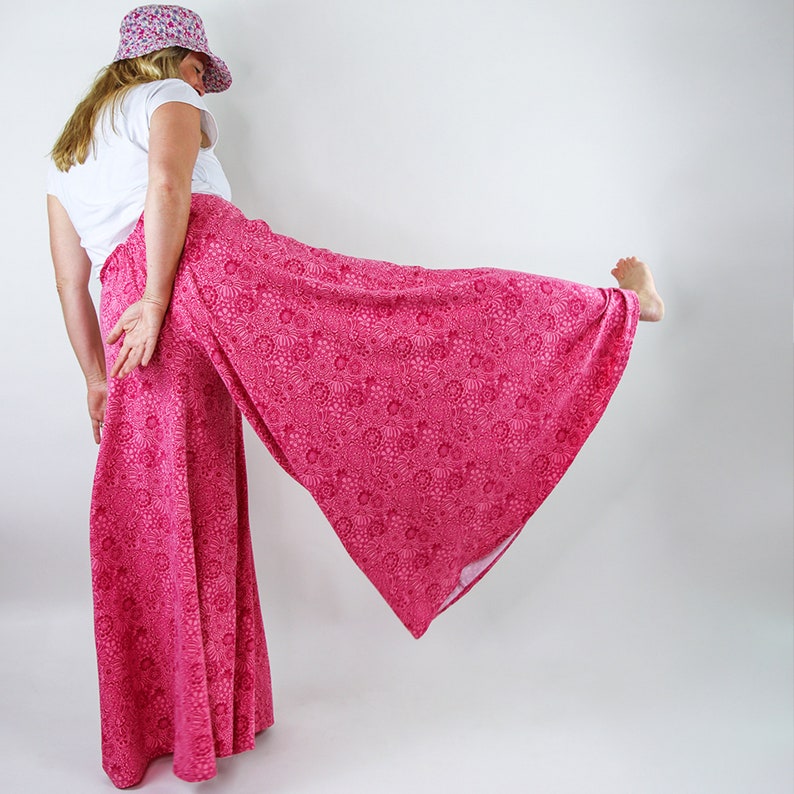 Trouser Skirt Pattern Long and Wide Culotte Trousers Pattern