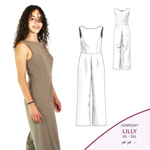 Jumpsuit sewing pattern | ladies jumpsuits sewing pattern | rompsuit pattern | sew jumpsui