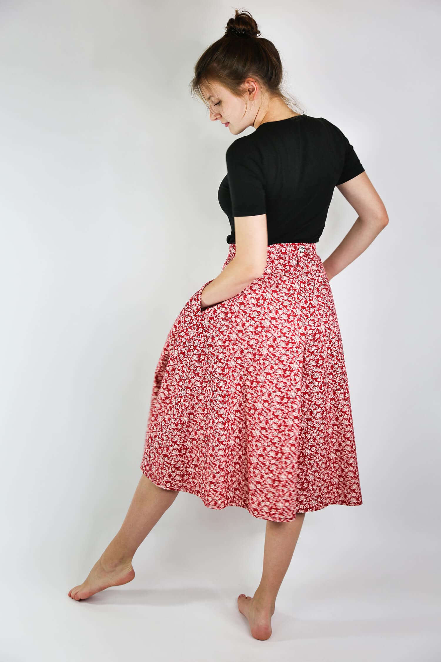 Trouser Skirt culotte Bella Paper Pattern With Instructions Etsy