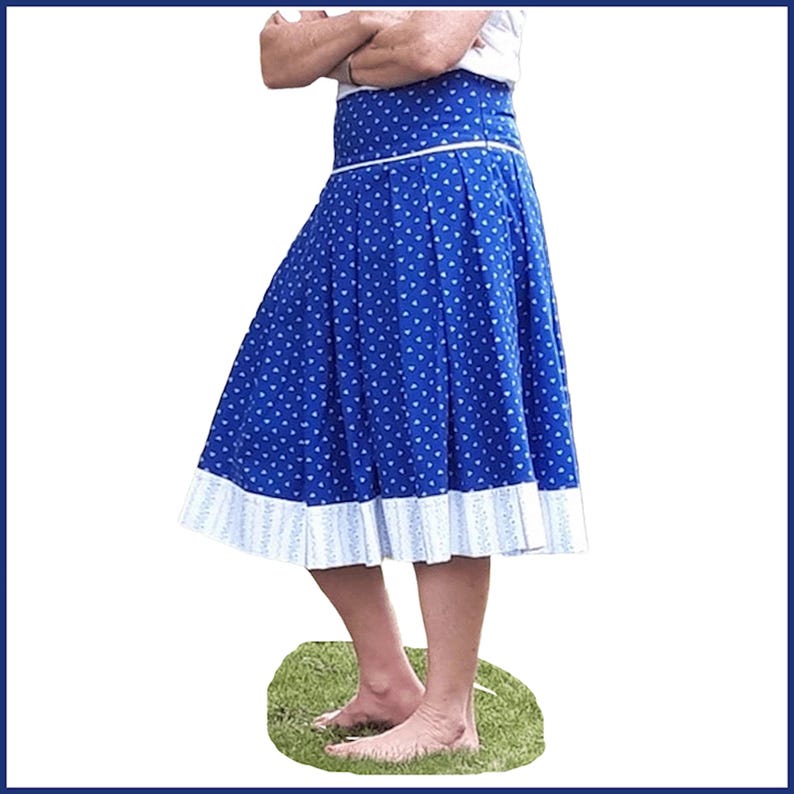 skirt sewing pattern | Oktoberfest skirt | traditional skirt pattern | pleated skirt sewing | oktoberfest outfit | Paper sewing pattern Resi bild 7