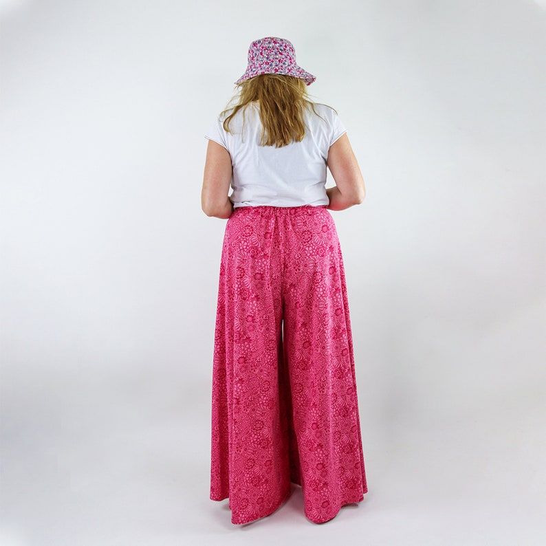 Trouser Skirt Pattern Long and Wide Culotte Trousers Pattern