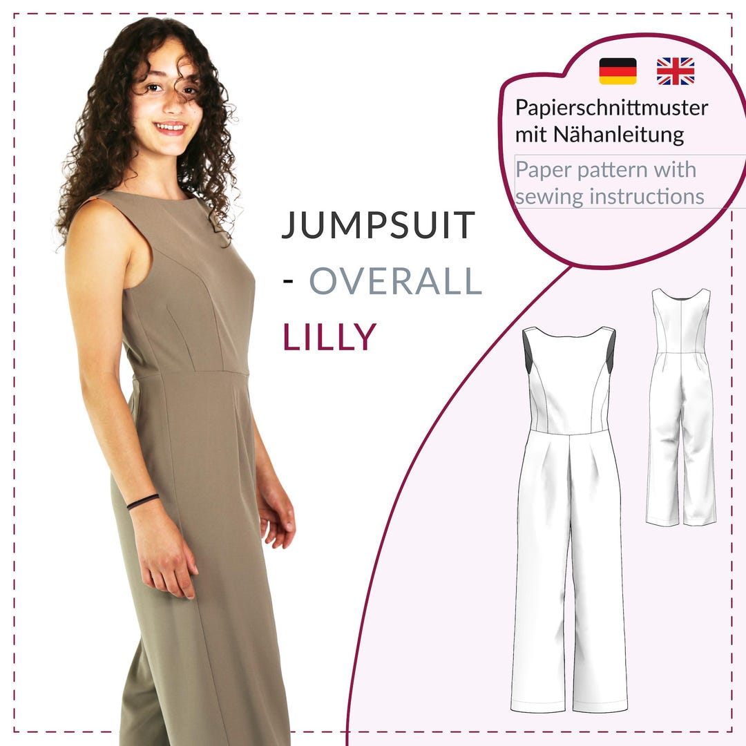 Jumpsuit Sewing Pattern Ladies Jumpsuits Sewing Pattern Rompsuit