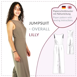 Jumpsuit sewing pattern | ladies jumpsuits sewing pattern | rompsuit pattern | sew a jumpsuit