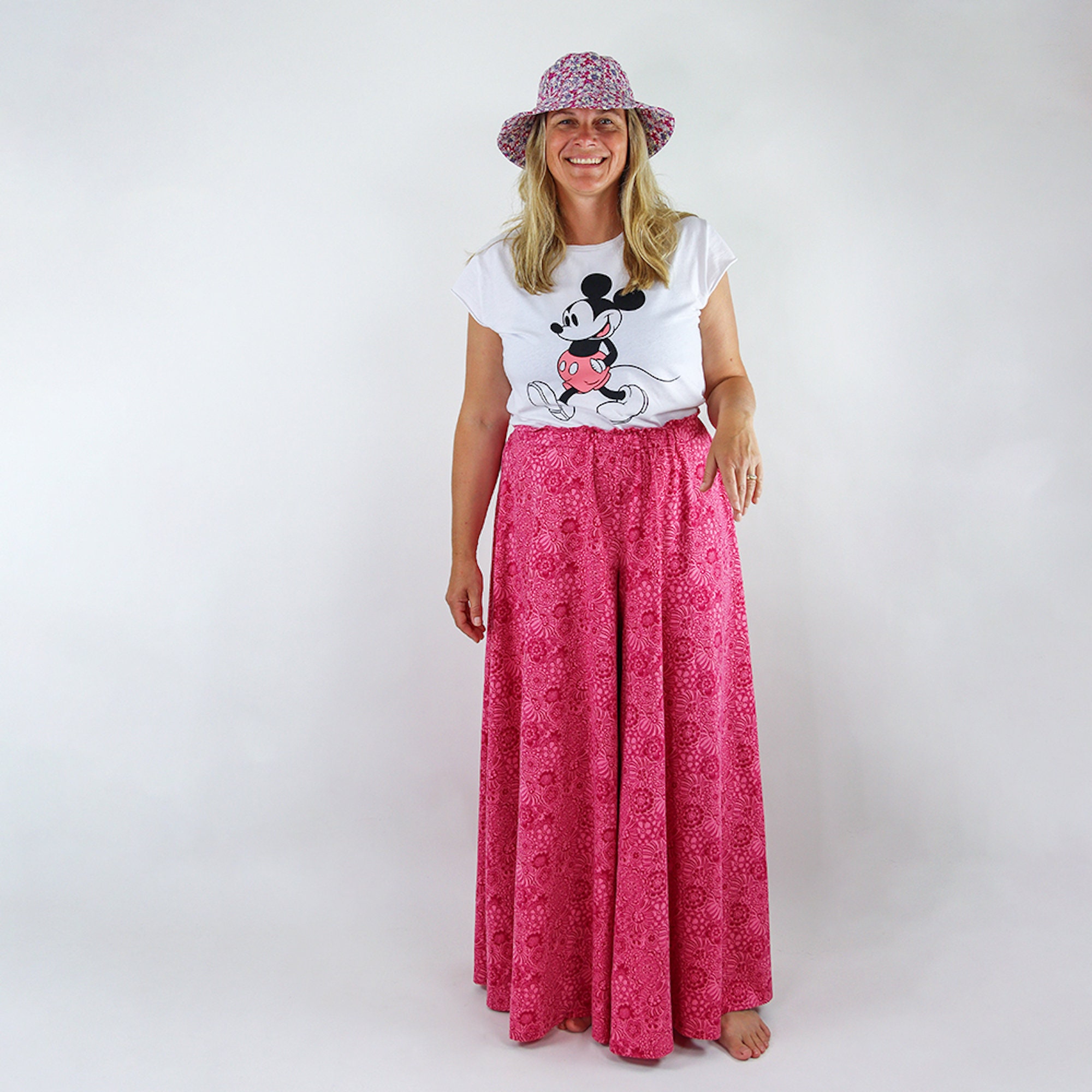 Trouser Skirt Pattern Long and Wide Culotte Trousers Pattern