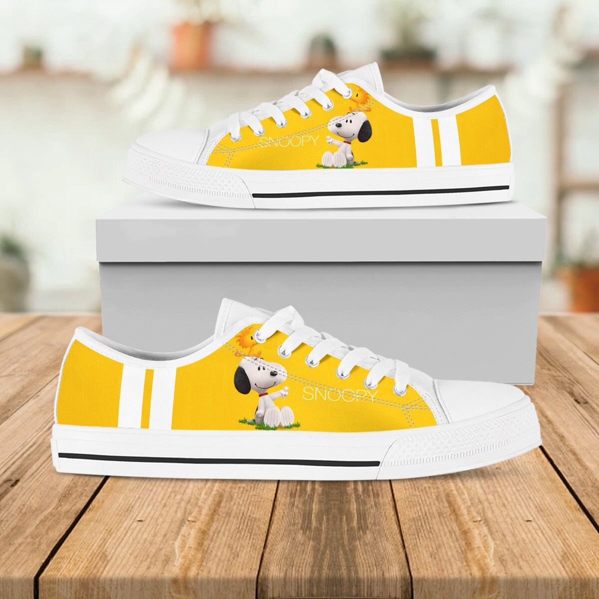 Snoppy Lowtop Charlie Brown Shoes Woodstock Lowtop Peanuts Etsy