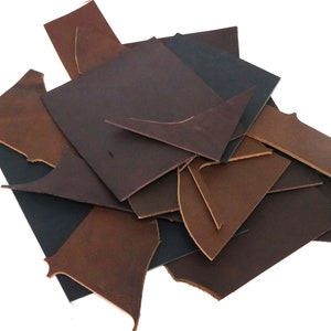 Mixed Leather Scrap - Leather Remnants & Scrap