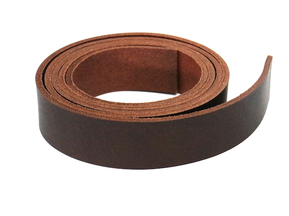 Tan Leather Strip, VINTAGE GLAZED TAN, Buffalo Leather Strap, 4860 Length, Leather  Strip, Belt Strip, Tan Vintage Glazed, Light Brown 