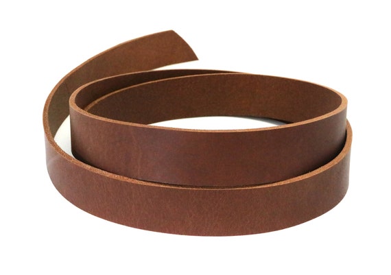 Leather Strap, Full Grain Buffalo Leather Strip for Crafts - Brown Leather  Strips Ideal for DIY Belts, Crafting, Bracelets, Jewelry, Key Chains & More  (1 x 60) 