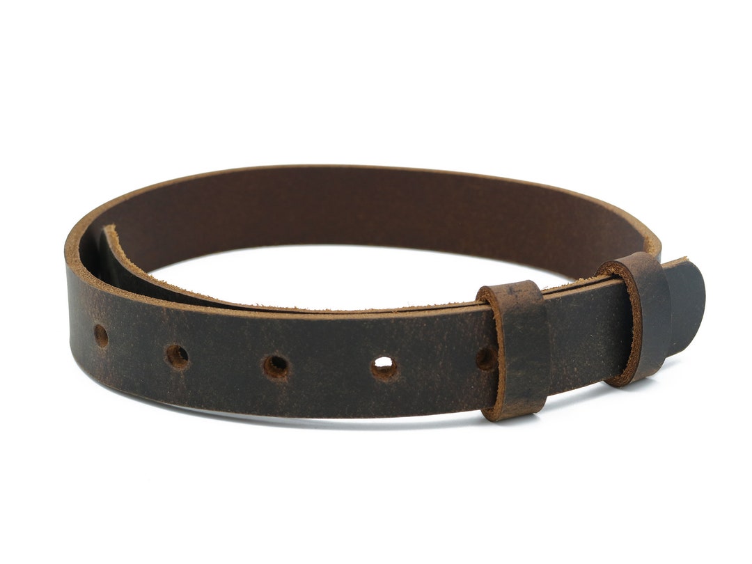 DIY Leather Dog Collar Blank, CRAZY HORSE Buffalo Leather, Pet Collar