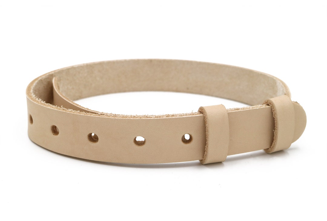 DIY Leather Dog Collar Blank, NATURAL VEG Tan Leather, Pet Collar, Make