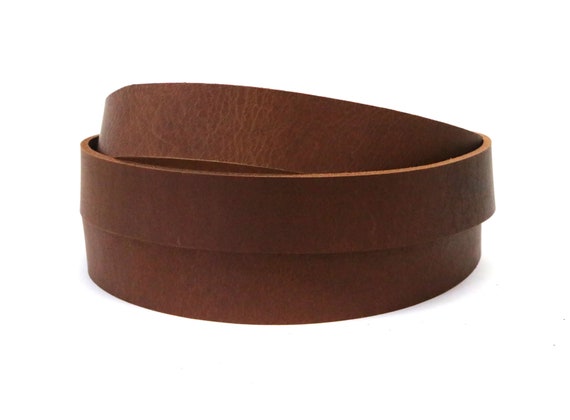 Belt Blanks - Medium Brown Veg Tan Leather Straps