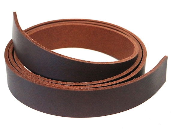 Leather strips for clearance belts