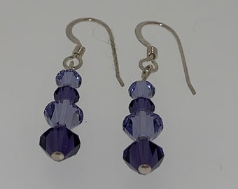 Boucles d’oreilles en cristal Swarovski, cadeau pour petite amie, cadeau pour la femme, remplissage de bas