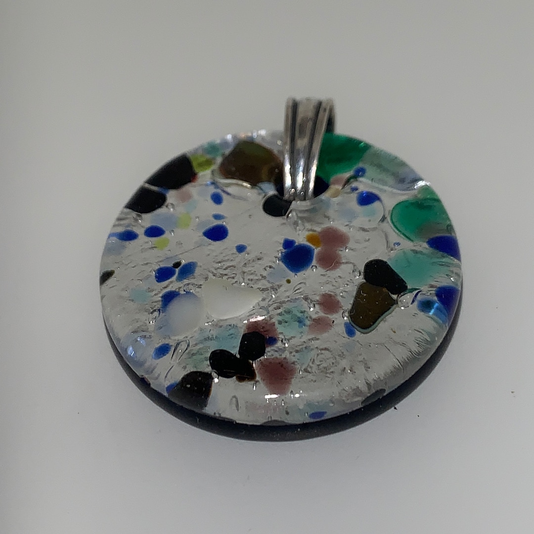 Pendentif En Verre De Murano Authentique - Bijou Vénitien Neuf Avec étiquettes