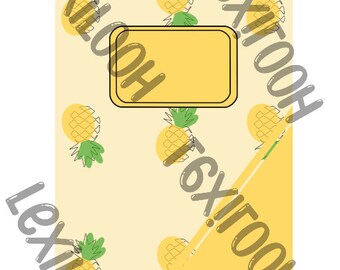 Good Notes Cover, Ananas Good Notes Cover, Fruit Notebook Cover, Digital Notebook Cover, Fruit GoodNotes Cover