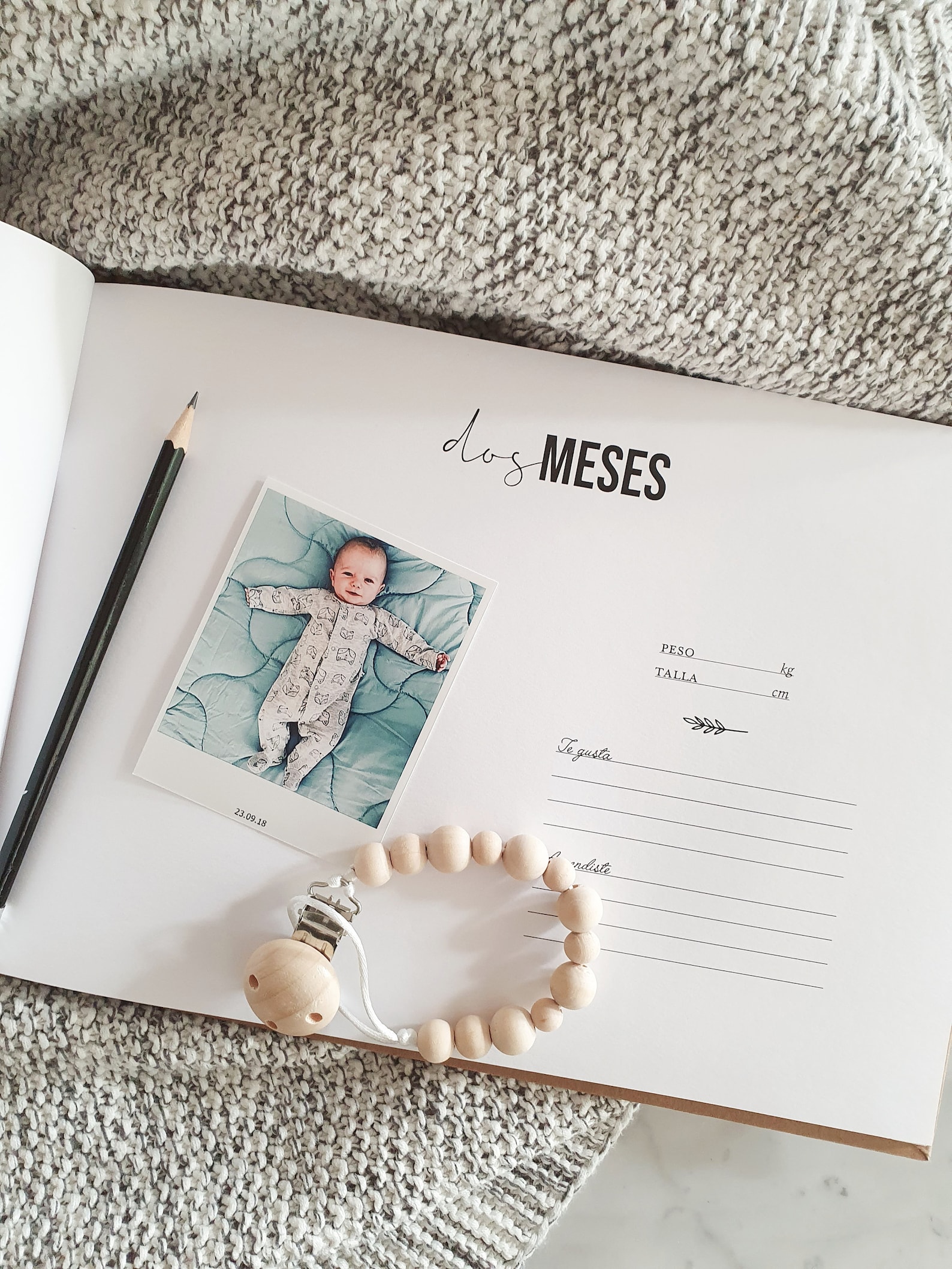 Babybook Libro de Bebé Álbum de Nacimiento en español Etsy España