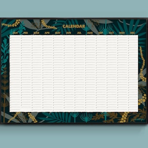 Geburtstagskalender A3-Poster aus 100% Recycling-Papier