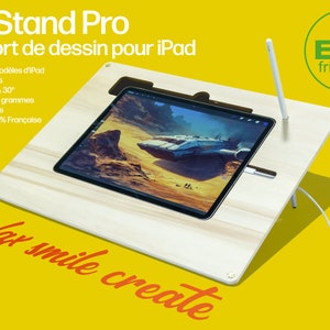 Supporto per iPad, tablet o smartphone in legno bianco, leggio -  Italia