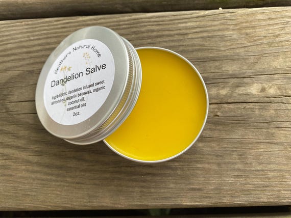 Soothing Dandelion Salve, Skin Moisturizing Balm, Dry Skin Balm, Herbal Dandelion Salve, Natural Salve