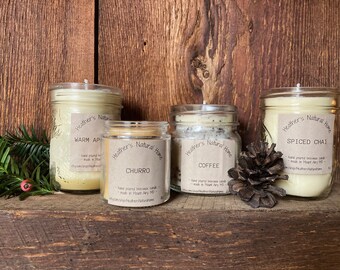 Handmade candles ~ Dye Free ~ Hand Poured Beeswax Candles ~ Toxin Free ~ Coffee Candle ~ Fall Candles ~ Christmas Candles ~