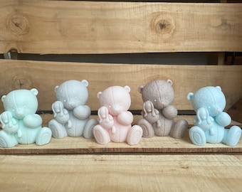 Teddy Bear Soap Favors, Baby Shower Favors, Boy Girl Birthday Decorations, 1st birthday Favors, Gender Reveal Favors, Baby Shower Gifts