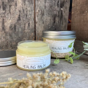 Healing Salve, 2 sizes Dry Skin Balm, Extreme Dry Cracked Skin Salve, Moisturizing Lotion, Skin Repair Cream, All purpose salve image 5