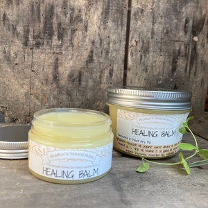 Healing Salve, 2 sizes Dry Skin Balm, Extreme Dry Cracked Skin Salve, Moisturizing Lotion, Skin Repair Cream, All purpose salve image 6