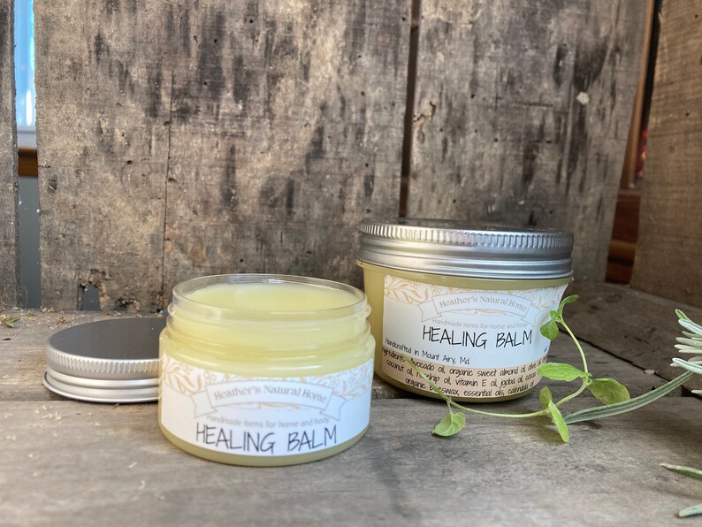 Healing Salve, 2 sizes Dry Skin Balm, Extreme Dry Cracked Skin Salve, Moisturizing Lotion, Skin Repair Cream, All purpose salve image 6