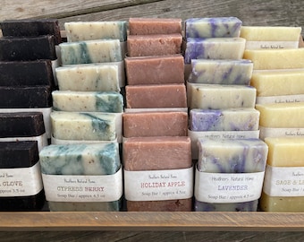 Handmade artisan soap, natural soap, lavender homemade soap, natural vegan soap bars, nourishing soap, rugged cut scented soap homemade soap