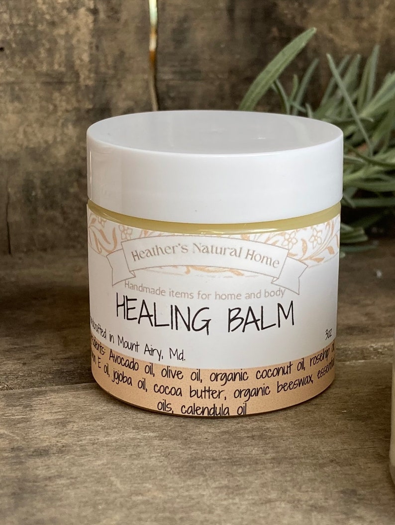 Healing Salve, 2 sizes Dry Skin Balm, Extreme Dry Cracked Skin Salve, Moisturizing Lotion, Skin Repair Cream, All purpose salve image 4