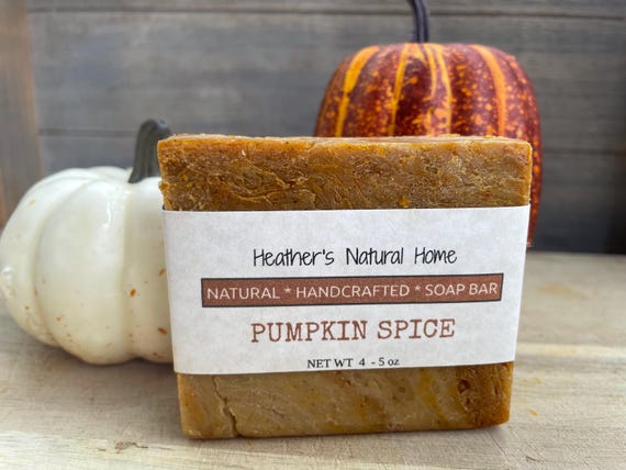 Handcrafted Pumpkin Spice Soap: Natural Autumn Scented Soap