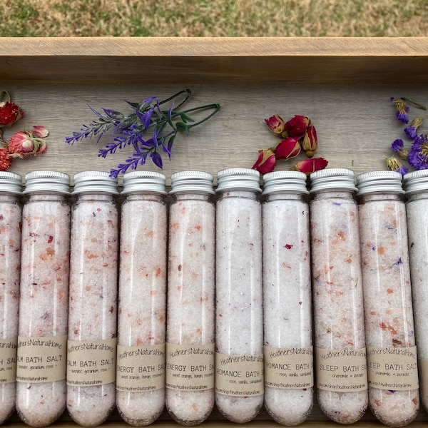 Botanical Bath Salts Etsy