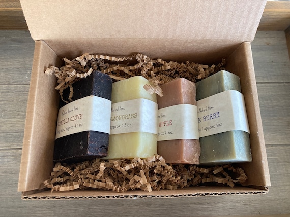 Artisan Soap Gift Box: Natural Cold Process Soap Set