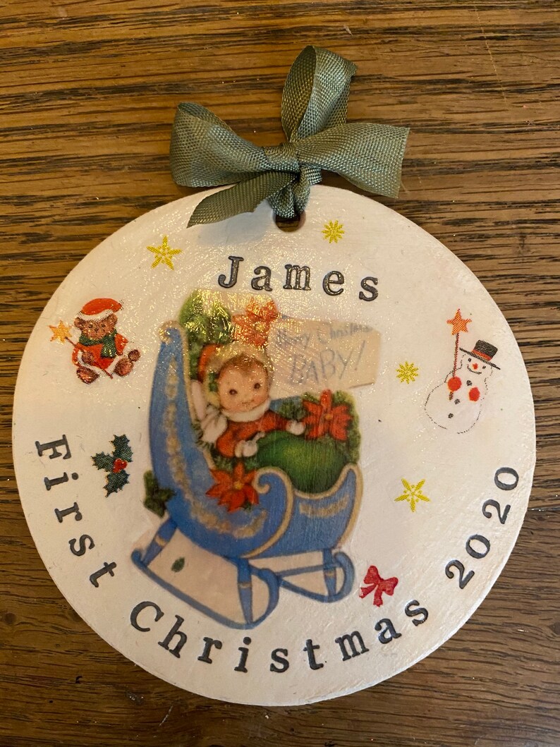 Hand Made personalised pet horse christmas bauble decoration