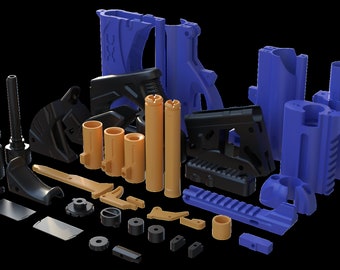 Foam Knight's XC Foam Blaster Printed parts
