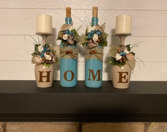 Wine Candle Holder Etsy