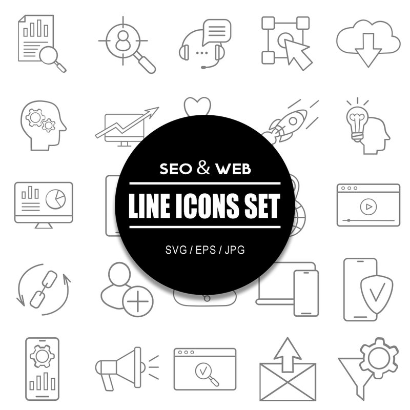 Web Iconns Web Icons - Etsy