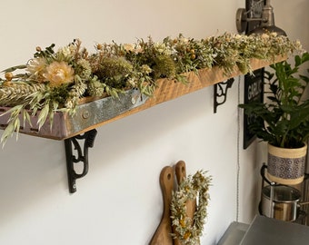 Festive Snowy Pine Garland Christmas Tradition Garland Etsy