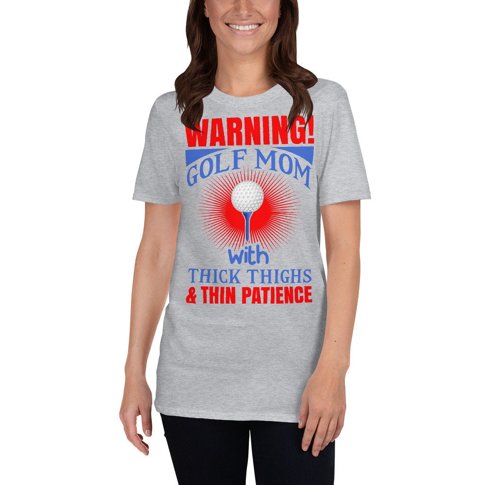 Warning Golf MOM Short-Sleeve Unisex T-Shirt Golf T shirt | Etsy