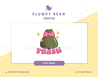 Twitch and Discord Emote - Cute Trash