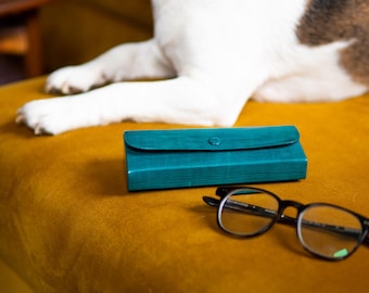 Handmade Leather Rigid Glasses Case