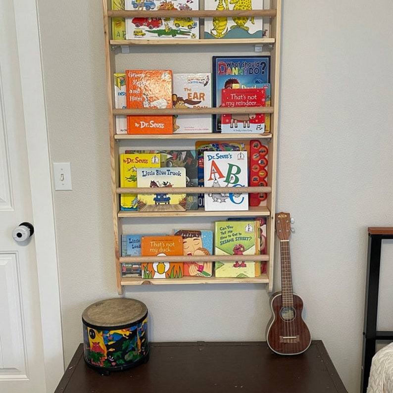Montessori Bookcase Montessori Bookshelf Kids Room Bookcase Etsy