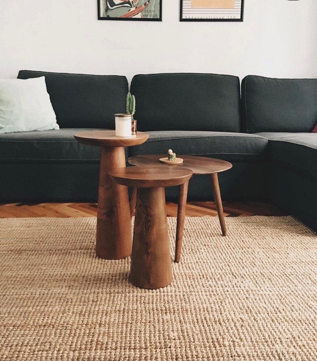 Mushroom Side Table, Coffee Table, Mushroom Coffee Table, Plant Table